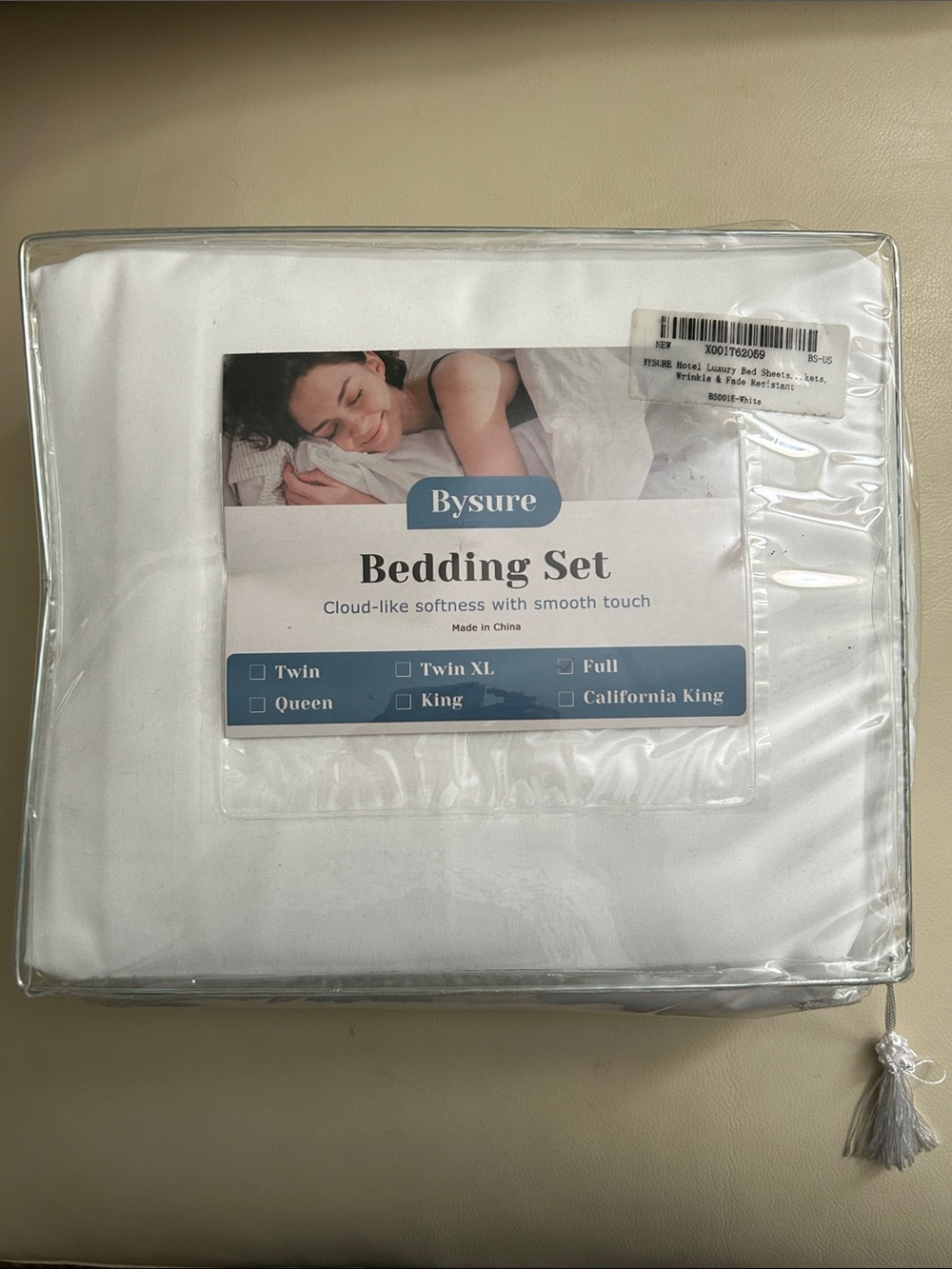 White Bedding Set - Full